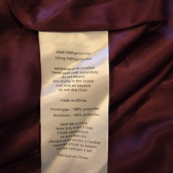 Oleg Cassini Jersey Evening Gown With Sequin Overlay Cape Size 16W New W/tags - Picture 8 of 16